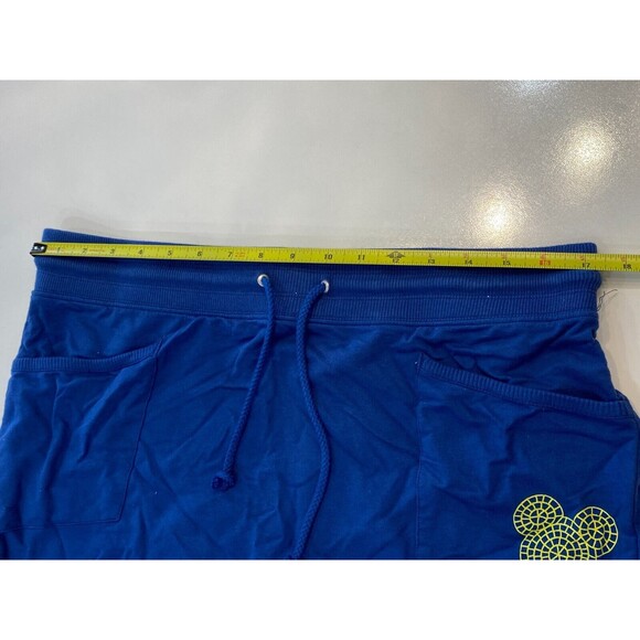 Disney Parks Mickey Mouse Blue Skirt Size L Front Pockets - Picture 7 of 9